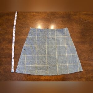 Wilfred plaid skirt